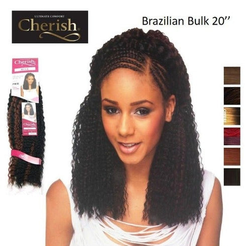 Cherish Brazilian Hair  Bulk 20'' Crochet Hair Hair Braids